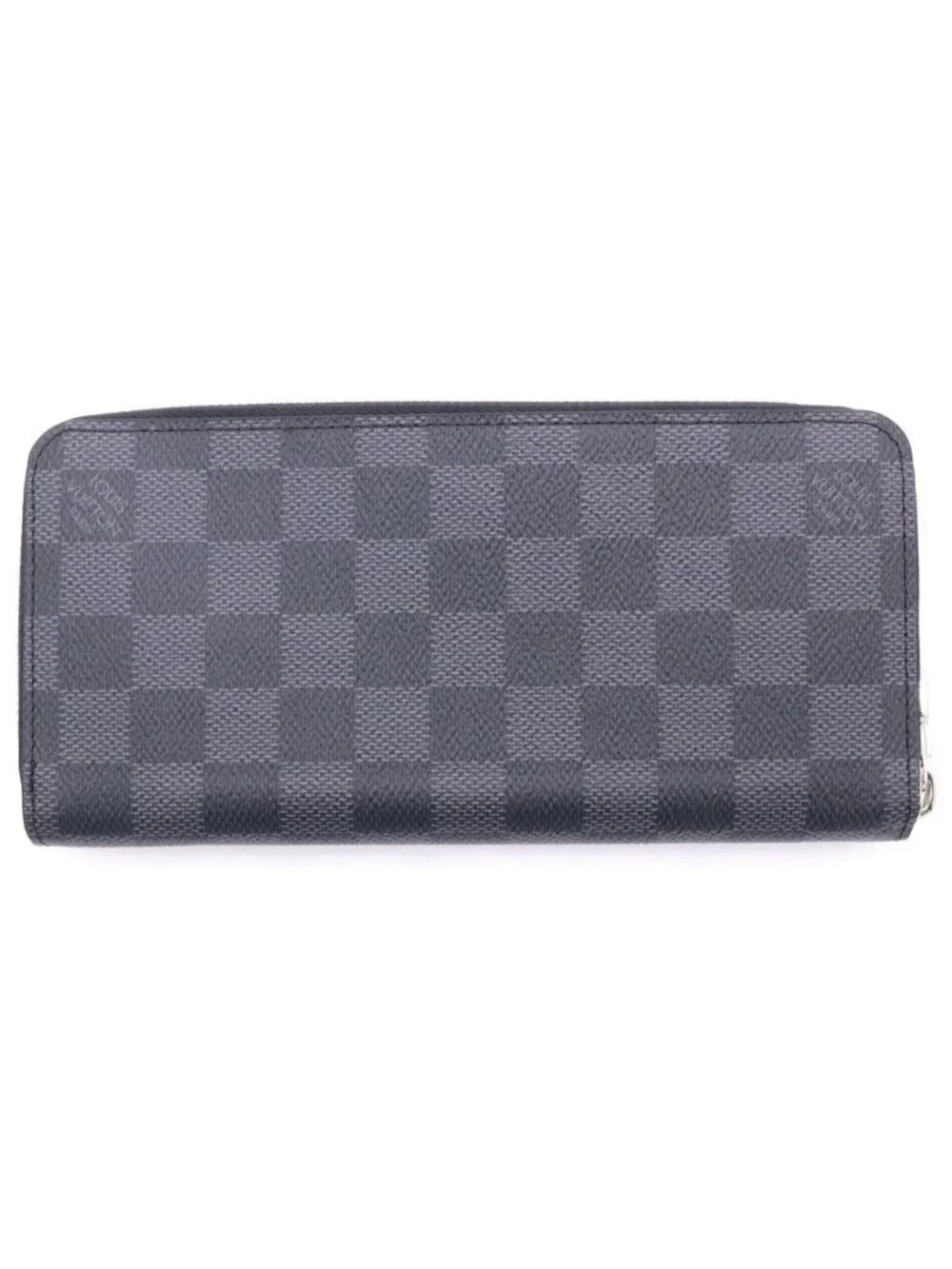 Louis Vuitton Damier Graphite Zippy Wallet Vertical Zip Around Black